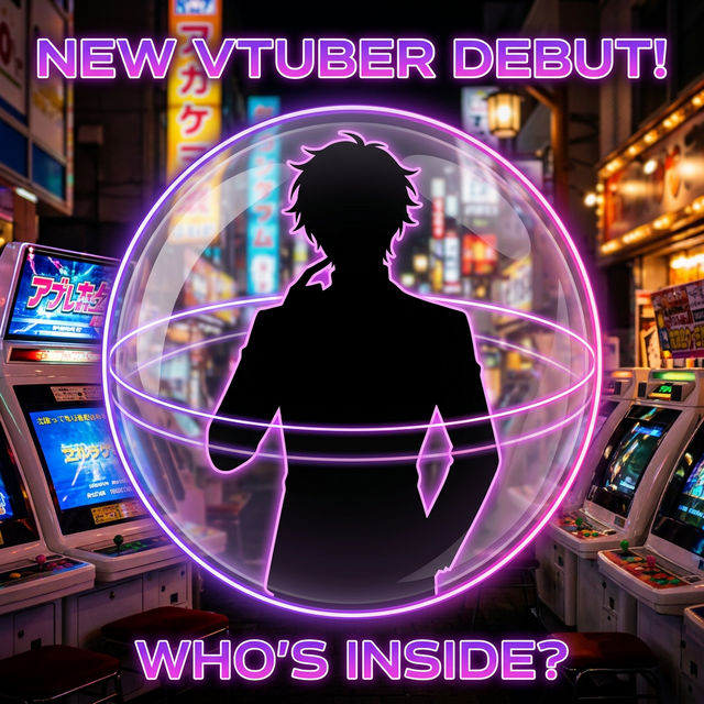 不破湊のVtuber列伝アイキャッチ画像（完全シルエット版）