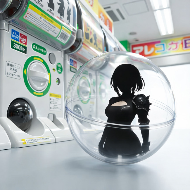 Vtuber白銀ノエルのシルエット画像