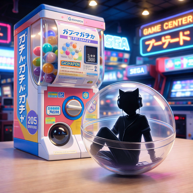 叶 VTuber列伝カード ガチャカプセルシルエット